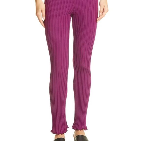SOLD! Simon Miller Cyrene rib pants plum new no tags - Picture 10 of 16